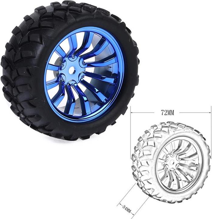 Immagine prodotto OEM Ruota 72x34mm Blu (Moto)