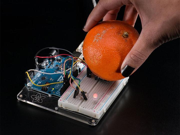 Actual product image Adafruit RGB Color Sensor with IR filter and White LED TCS