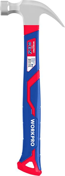 Immagine prodotto Workpro WP241011 Martello da artiglio manico ergonomico, duro 450 g 1 pz. (450 g)