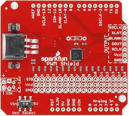 Actual product image SparkFun PWM Shield (Shield)