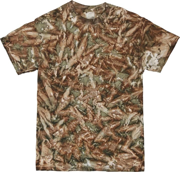 Colortone Kvinnor TShirt Camouflage BatikOptik Kurzarm (S)