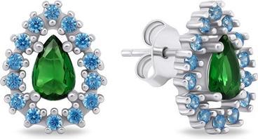 Produktbild Brilio Silver - Decent silver earrings with zircons EA804W