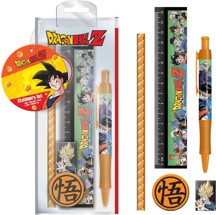Actual product image Dragon Ball Z Characters Stationery Set (Colored, 1 x)