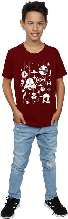 Immagine prodotto Star Wars Christmas Decorations Maglietta Ragazzi (140, 146)