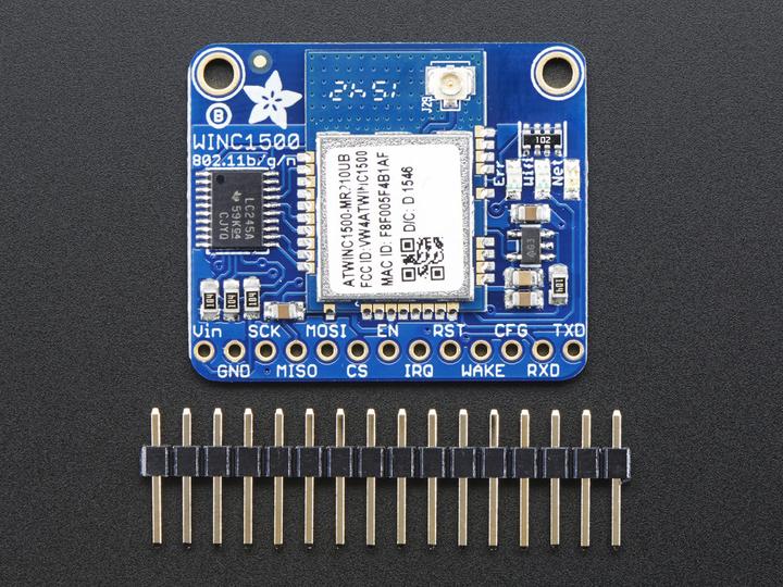 Actual product image Adafruit ATWINC1500 WiFi Breakout w/uFL Connector (Receiver)