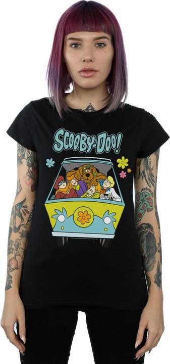 Immagine prodotto Scooby Doo Mystery Machine Group Maglietta Donna (L)