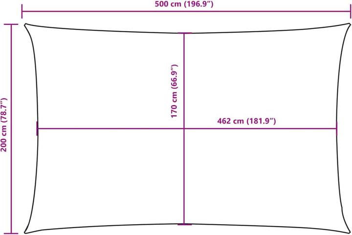 Actual product image VidaXL Byron (200 x 500 cm)