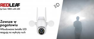 Actual product image Redleaf IP video camera Cam 1002 with LED lamp (1920 x 1080 Pixels)