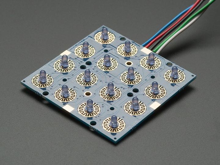 Actual product image Adafruit Trellis Monochrome Driver PCB