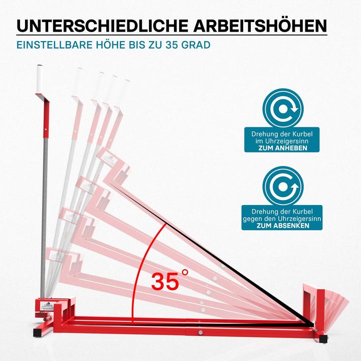 Produktbild Wiltec Hebevorrichtung Aufsitzmäher-, Rasentraktor-Heber 115x50x20cm 250kg verstellbar (Rasentraktor, Traktorzubehör)