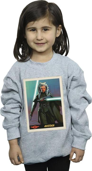 Actual product image Star Wars Girls The Mandalorian Ahsoka Sweatshirt (140, 146)