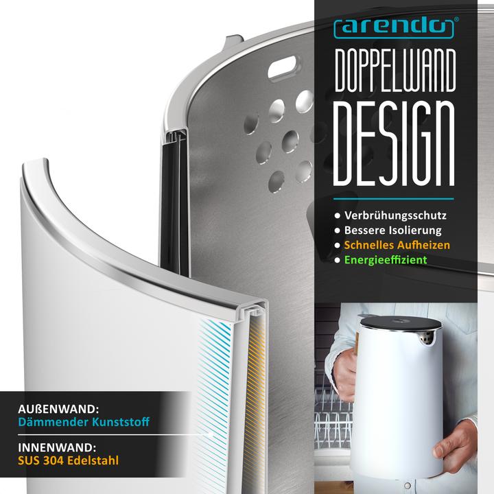 Image du produit Arendo Bouilloire électrique (1.50 l)