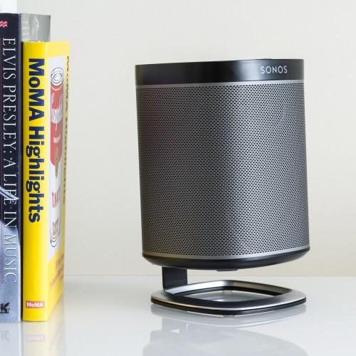 Actual product image Flexson Sonos ONE table stand in black single piece (1 pcs., Stand)