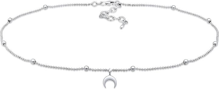 Elli Choker Astro Halbmond (925 Silber, 36 cm)