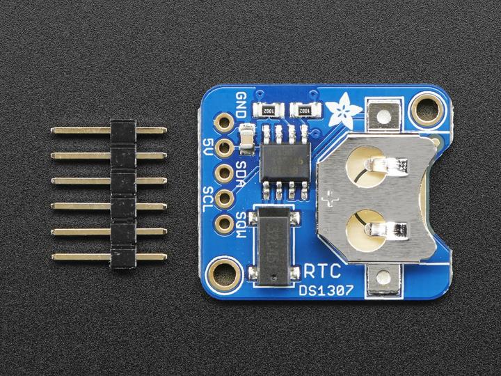 Image du produit Adafruit DS1307 RTC Real Time Clock Breakout Board Assemblé (Pièce d'horlogerie)