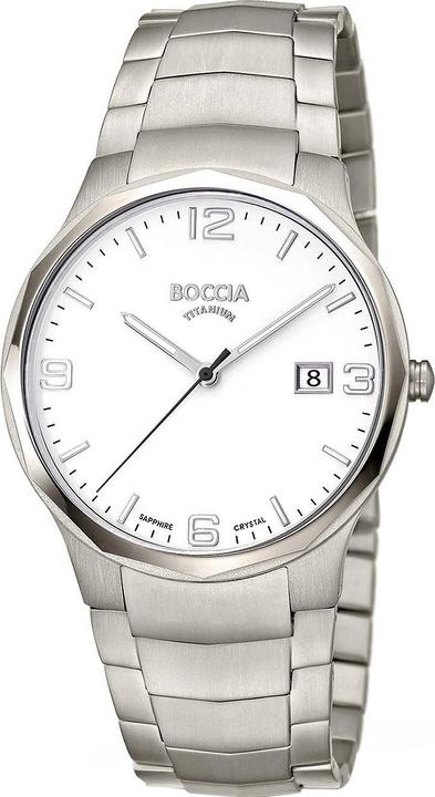 Actual product image Boccia 3656-01 Mens Titanium 39mm 5ATM Watch (Analogue wristwatch, 39 mm)