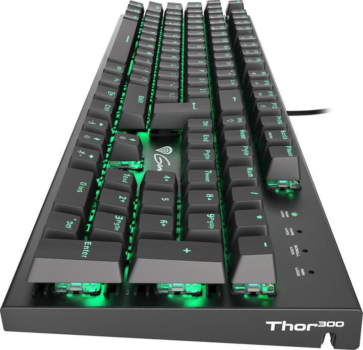 Immagine prodotto Genesis NATEC NKG-0947 mechanical THOR 300 US, retroilluminazione verde, USB, layout USA (Ing. Int., Cablato)