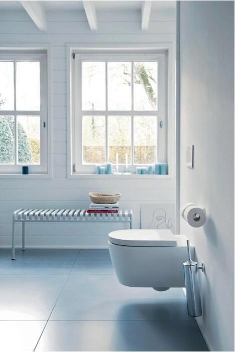 Actual product image Duravit Brush set STARCK T wall-hung chrome