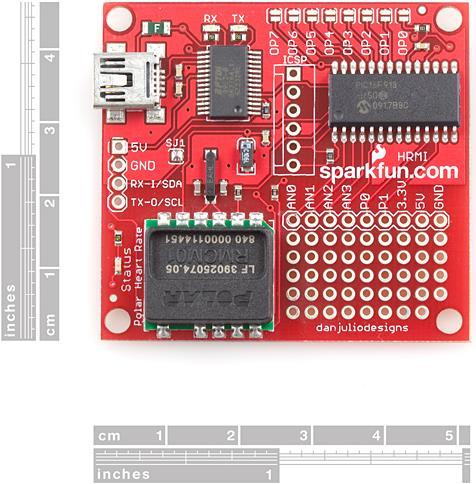 Actual product image SparkFun Polar Heart Rate Monitor Interface