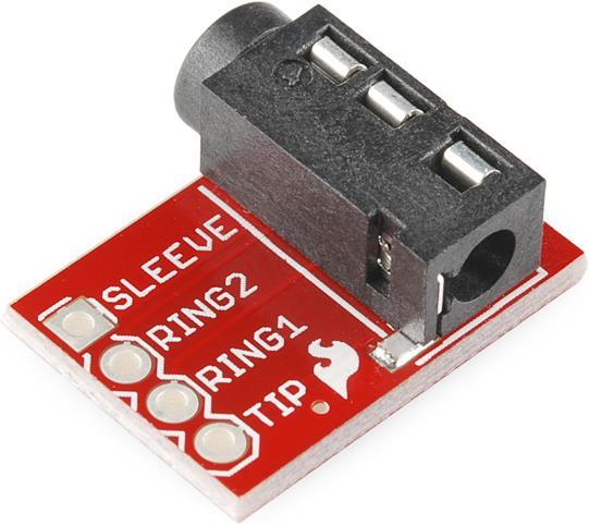 Actual product image SparkFun 3.5mm phone jack breakout (TRRS)