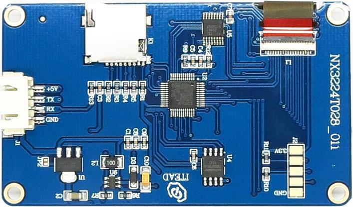 Actual product image ITead Studio Nextion NX3224T028 Generic 2.8" HMI LCD Touch Display
