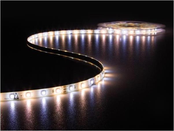 LED Strips Consumer KIT WITH WARM WHITE & COLD WHITE FLEXIBLE LED STRIP, CONTROLLER AND POWER SUPPLY - 300 LEDs - 5 m... (500 cm)