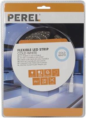 Image du produit LED Strips Consumer KIT RUBAN À LED FLEXIBLE AVEC ALIMENTATION - BLANC FROID - 300 LED - 5 m - 12 VCC (500 cm)
