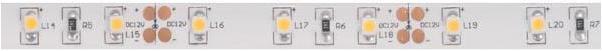 Produktbild Velleman FLEXIBLER LED-STREIFEN - WARMWEIss - 300 LEDs - 5 m - 12 V (Neutralweiss, 500 cm, Indoor)