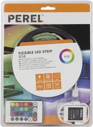 Immagine prodotto LED Strips Consumer SET CON STRISCIA LED FLESSIBILE, CONTROLLER E ALIMENTAZIONE - RGB - 90 LED - 3 m - 12 VDC (Verde, Blu, Rosso, 300 cm)