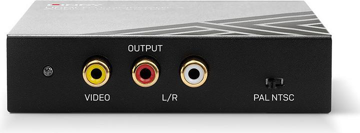 Actual product image Lindy HDMI to Composite & Stereo Audio converter