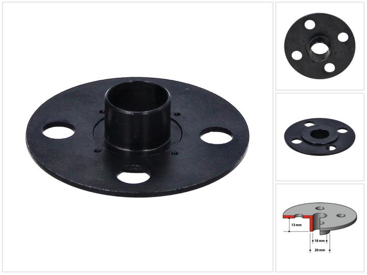 Produktbild Makita Kopierhülse 20 mm ( 164393-0 ) für Oberfräse RP 0900 / RP 2300 / RT 0700