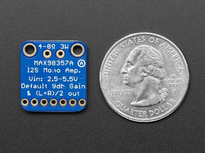 Immagine prodotto Adafruit Amplificatore I2S 3W Classe D Breakout MAX98357A (Estensione)