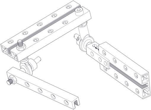 Actual product image Makeblock Male Rod End Bearing (Structural elements, Threaded bolts)