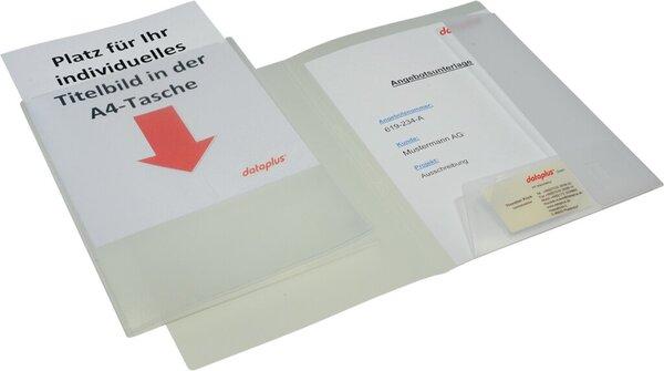 Actual product image Dataplus Offer folder with A4 pocket polypropylene transparent (A4, 1 x)