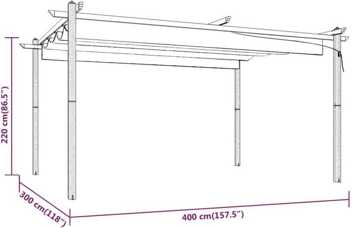 Image du produit VidaXL Nalani (300 cm, 400 cm)