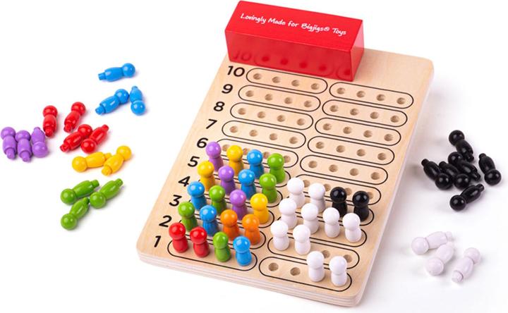 Image du produit Bigjigs Jeu en bois Crack the Code (Multilingue)