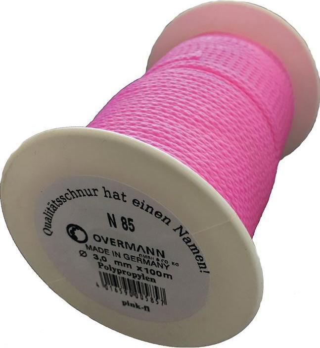 Produktbild HP Autozubehör Pflastererschnur Länge 100 m Ø 3 mm 100 kg Polypropylen pink (100 m)