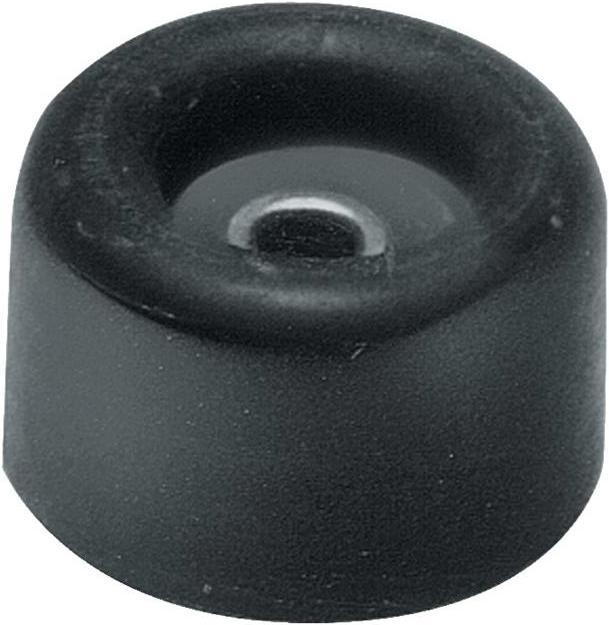 Produktbild Prestien & Knüppel Türpuffer Ø 40 mm Höhe 35 mm Gummi schwarz Dübelmontage (25 Stück)
