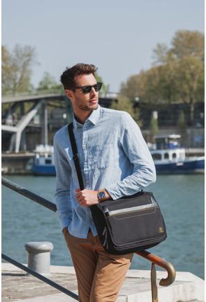 Actual product image Exacompta Sac messenger ordinateur Exactive (14) - Noir (14", Universal)