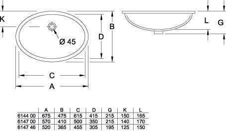 Actual product image Villeroy & Boch V&B Vanity unit EVANA 500x350mm, with ÜL white (350 mm, 500 mm)