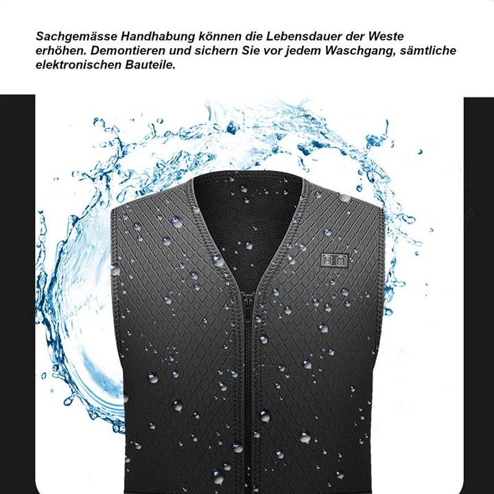 Produktbild Hermex XS elektrisch beheizbare Weste Thermoweste Heizweste Unisex 7 Zonen (XS)