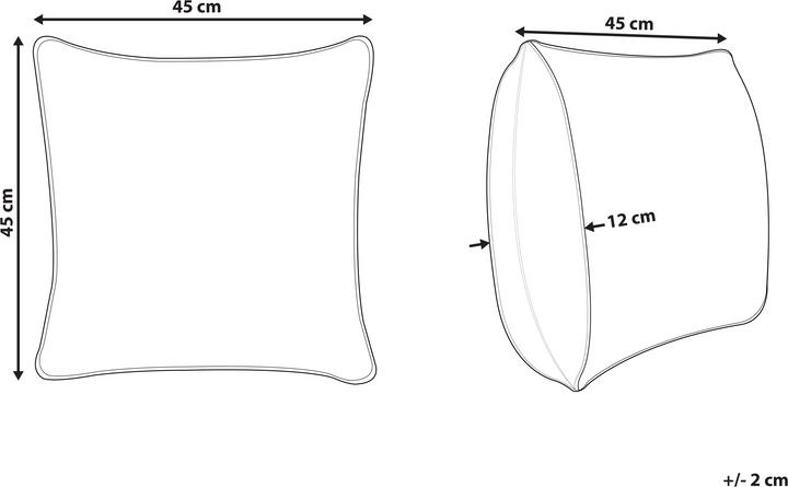 Actual product image Beliani Exacum (45 x 45 cm)
