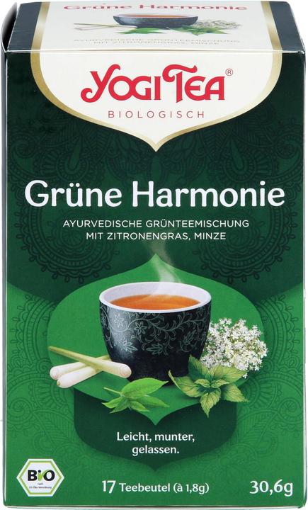 Yogi Tea Grüne Harmonie ayurvedische Grünteemischung, 17 St. Filterbeutel (30.60 g)