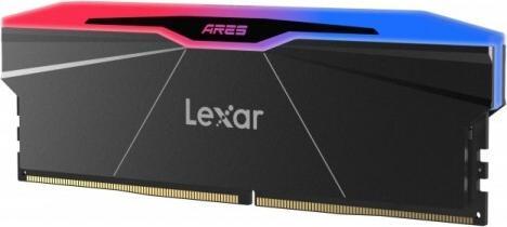 Actual product image Lexar Kit Barrettes mémoire 32Go (2x16Go) DIMM DDR5 Ares RGB 6000MHz (Noir) (2 x 16GB, 6000 MHz, DDR5 RAM, U-DIMM)