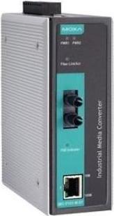 Produktbild Moxa IMC-P101-S-ST - PoE-Industrie-Medienkonverter 10/100BaseT(X) auf 100BaseFX