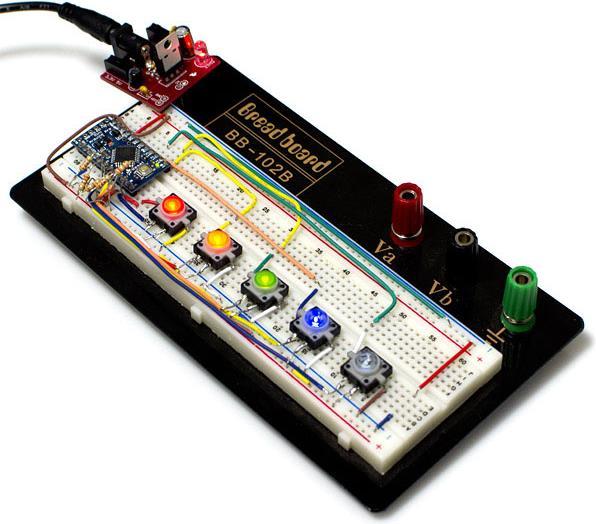 Immagine prodotto OEM Set: 5 interruttori PCB illuminati 12x12mm