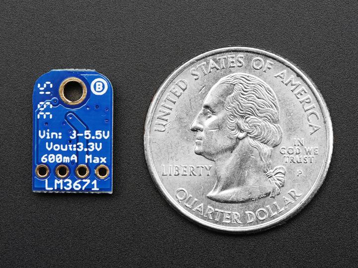Immagine prodotto Adafruit Breakout del convertitore buck 3.3V LM3671 3.3V/600mA (Vari)