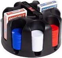 Productafbeelding Bicycle Pokerset met roterend fichesrek (200)