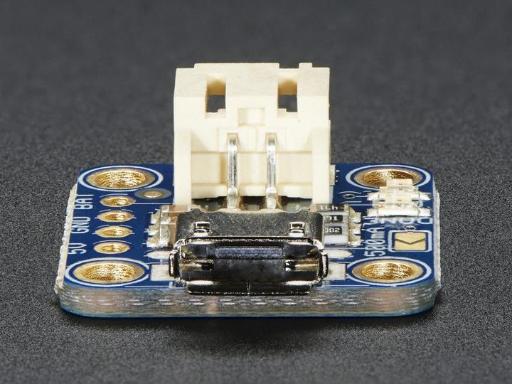 Immagine prodotto Adafruit Micro Lipo w/MicroUSB LiIon/LiPoly (Battery Case, Vari)