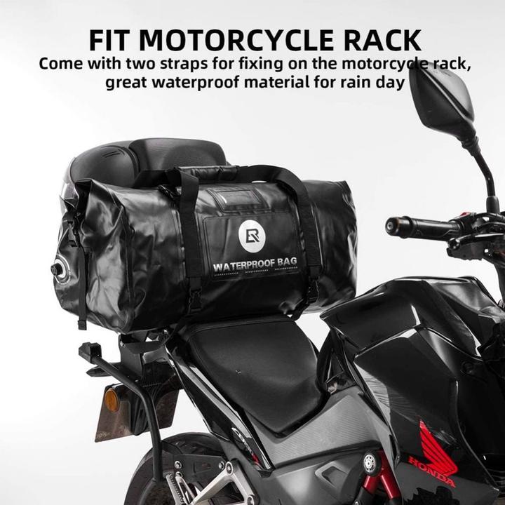 Produktbild Rockbros AS-005BK waterproof motorcycle bag - black (55 l)
